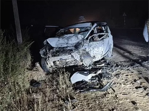 Bhopal accident, car collision