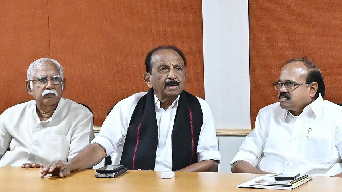 MDMK’s general body to take a decision on alliance on Saturday