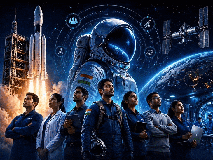 ISRO अब आम लोगों को भी अंतरिक्ष में भेजेगा:गगनयान मिशन के एस्ट्रोनॉट के दूसरे बैच में शामिल होंगे, ट्रेनिंग में साढ़े 4 साल लगेंगे