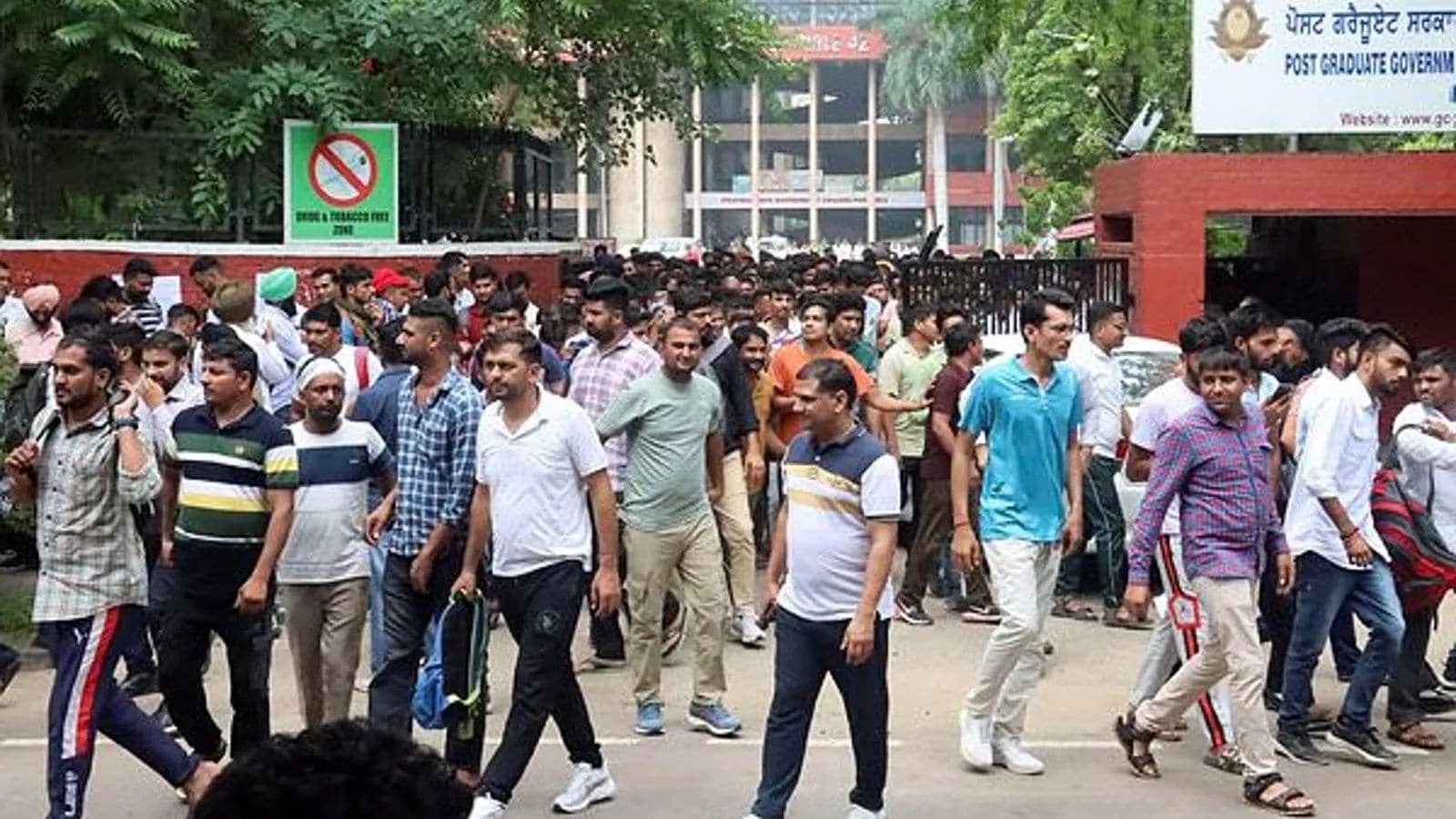 MP Recruitment Exam: Candidate gets 101.66 marks out of 100; aspirants protest